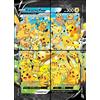Pokémon Pikachu V-Union - 4 Card Set - SWSH139 - SWSH140 - SWSH141 - SWS142 - Pokemon Celebration Black Star Promo Set