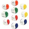 AolKee Set di 10 palline da giocoleria per principianti, mini palline da giocoliere colorate per bambini, palline da giocoleria per adulti, palline da juggling, morbide e divertenti emoticon per