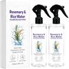 Uzionoie Spray Per Capelli Con Acqua Di Dosmarino,Balsamo Senza Risciacquo Con Acqua Di Rosmarino,Stimola Crescita E Riduce Caduta,Spessore Con Acqua Di Riso, Cura Della Pelle E Dei Capelli 2PC