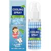 Gvblkq Cool Spray, Sports Cooling Spray 50ml, Ice Mist Moisturizing UV Protection Liquid for Daily Commute, Outdoor Hot Weather, Beach, Golf, Sports, Hiking, Travel, Refreshing Hydration, 12.2x3.5cm