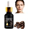 RaoNuan Olio di semi di caffè nero per viso e corpo, siero facciale antirughe, olio spremuto a freddo, leviga le rughe e idrata la pelle, anticellulite, rassodamento della pelle (1 pezzi)