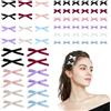 PYSEOSISE Fermagli per Capelli con Fiocco, 66 Pezzi Clip Fiocchi Piccoli, Mini Fiocchi Accessori Capelli Eleganti Clip Stella per Donna