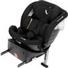 Nurse Titane Silla de Coche i-Size 40-150 cm, 360º, ISOFIX y Pata de Apoyo, A Contramarcha y Cara Marcha, Protección Lateral, Negro