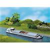 FALLER HO Scale River Cargo Boat w/Cabin - Kit (Nonpowered Display Model) -- 14-