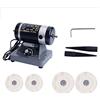 RSGXLFQZVAK Macchina Lucidatrice Panca Tornio Polisher Desktop Ploth Sweat Ruota Macchina regolabile Speed Gioielli Rettificatrice Piccolo smerigliatrice for il processo di gioielli(KIT1)