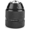 TICFOX Mandrino Autoserrante 0,8-10mm, Adattatore per Mandrino Rapido, Filettatura 3/8 0,8 mm-10 mm Mandrin portapunte in metallo senza chiave per trapano elettrico manuale