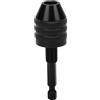 TICFOX Adattatore per Mandrino Trapano 0,6-8mm Serraggio 1/4 di Pollice Codolo Esagonale 3 Griffe Strumento di Conversione Mandrino per Utensili Elettrici