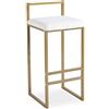 Menzzo Drakkar Poltrona, L35 x P35 x H80 cm, colore: Crema