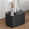 GeLive Portaombrelli con vassoio antigoccia, per ingresso, angolare, salvaspazio, decorazione per casa e ufficio, 10 ombrelli (nero)