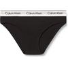 Calvin Klein Bambina Slip Confezione da 2 Slip Bikini, Nero (Black/Black), 8-10 Ans