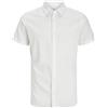 Jack & Jones Camicia da Uomo Jjebreeze SS SN Manica Corta, Bianco, XL