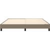 vidaXL Struttura letto a molle taupe 180x200 cm in tessuto