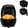 ZEEGMA Knapper Grand Friggitrice ad Aria 1800 W, Cestello 7,7 L