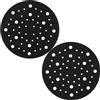 Shineboc 2 Pz. Proteggi-platorello, Ø 150 mm, Accessori levigatrici rotoorbitali- 52 fori
