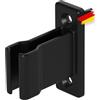 BAUHELD® Supporto a manovella per manovella [Made in Germany] - Supporto da parete per tapparelle con diametro da 12 a 17 mm [3 pezzi] - Supporto con manico elastico - Distanza tra i fori 35 mm -