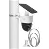 Gusfeliz Supporto per eufy Security SoloCam S340/SoloCam E30/SoloCam E42, supporto per palo regolabile, supporto da parete per eufyCam 4G LTE S330, accessorio per eufy S340