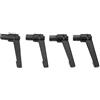 Samfox 4Pcs Maniglia a Leva di Serraggio, Leva di Bloccaggio M5 Maniglia a Leva Filettata Regolabile di Bloccaggio Maniglia Regolabile a Macchina con Filettatura Femmina, Leva di Serraggio (50mm)