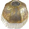 JBJYGSG Paralume Lampada Da Tavolo Paralume a forma di ombrello, lampadario retrò, coprilampada da parete con nappe, accessori for paralume(Color03)