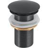 Inbagno Piletta Click Clack Lavabo Canna Di Fucile In Acciaio Inox Garda Ø6,6 Cm