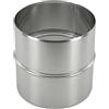 MAKA change your life quality MAKA Raccordo Flex-Flex per Canna Fumaria in Acciaio Inox, Giunzione tra Due Tubi Flessibili Monoparete (Ø 100 mm, AISI 316)
