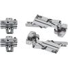 inferramenta COPPIA DI CERNIERE PER SCOLAPIATTI CERNIERE IN ACCIAIO A SCQATTO CON BASETTA CLIPS-ON CERNIERE PER PENSILI