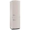SEVERIN Frigorifero Congelatore combinato Total NoFrost, Posa libera, Larghezza 60 cm, 315 L, Classe E, Veggibox incluso, Retro, Crema, RKG 8999