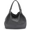 Cheval Firenze Borsa a Spalla Betty, Vera Pelle Made in Italy (Nero)
