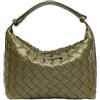 Generic HJDMO Borsa a mano in tessuto da donna in ecopelle borsa hobo con chiusura a zip borsa a tracolla lavoro quotidiano nero beige marrone caffè grigio, Verde oliva, 21cm×12cm×13.5cm