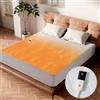 GOTCOZY Coperta Riscaldante Elettrica 90x200 cm - Coperta Elettrica Singola | 9 Temperature,timer autospegnimento dopo 10H,Riscaldamento Rapido Coperta Termica Elettrica,Lavabile in lavatrice