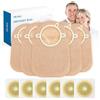 Heagimed 60 Pezzi Sacchetti Colostomia a 2 Pezzi, Estremità Chiusa, 70 Mm | 40 Sacchetti + 20 Barriere, Ritagliabili, Sistema Usa e Getta per Stomia Ileostomica, Ideale per Viaggi e Cura Stoma