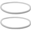 WOFASHPURET Wheelchair Replacement Tires in PU 20x1 3/8 Gomme Piene 2 Pezzi Resistenti per Uso in Case di