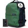 Airback GO Zaino Sottovuoto Viaggio con Pompa - 16-32L, Zaino Bagaglio a Mano con Sottovuoto per Cabina, Zaino Viaggio Leggero, Espandibile, Comodo e Resistente All'acqua, Verde