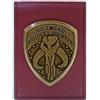 Star Wars The Empire Strikes Back Star Wars Mandalorian Boba Fett Cacciatore di Taglie Emblema Portafoglio/Portamonete Porta Carte, Rosso