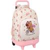 SAFTA Capibara - Zaino grande con ruote, compatto, rimovibile, ideale per bambini di diverse età, comodo e versatile, qualità e resistenza, 33 x 22 x 45 cm