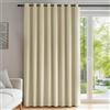 Deconovo Tenda Oscurante da Interno, 254x290 cm, 1 Pannello, Beige Scuro | Tenda Termica Isolante Freddo e Caldo, Attenuano i Rumori, Moderne ed Eleganti con Occhielli, per Camera e Soggiorno