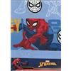 Hasbro SPIDERMAN Marvel Completo letto Singolo 1 Piazza Lenzuolo sopra + sotto+ Federa Colore Turchese 100% Cotone