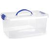 PlasticForte Plastic Forte Scatola No 24 (10 L) Trasparente, 23 x 38,5 x 17,5 cm