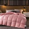 GYMIGE Piumino Invernale in Piuma D'Oca/Anatra Bianca, con Fodera in Cotone, Spesso, per Letto Singolo, Matrimoniale, Matrimoniale, King Size