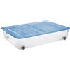 Tontarelli Storage Dodo Stock CM.80X60X17h Cop. + 4 Ruote Blu