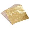 Bememo 100 Fogli Foglia d'Oro d'Imitazione per Arte, Doratura Artigianale, Decorazione, 14 per 14 cm
