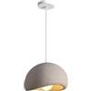 HEBXMF Lampadario Giapponese, Lampada a Sospensione in Polistirolo ad Alta densità in Stile Industriale Creativo, Base E27 Apparecchi di Illuminazione a Soffitto, Sala da Pranzo Cucina Soggiorno Decor