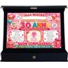 Bombo targa personalizzata 30 anni donna con nome e foto | compleanno divertente con astuccio da esposizione, idea regalo originale per amica, sorella, moglie, fidanzata o collega