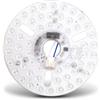 Rvluw Modulo ventilatore da soffitto a LED, 3 temperature di colore, 24 W, 220 V, fissaggio magnetico, rotondo 160 mm, installazione per ventilatore da soffitto e lampada a sospensione