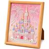 CQHK Kit Diamond Painting Castello con Cornice, Pittura Diamante Adulti e Bambini, Quadri con Perline Kit Completo DIY, Diamond Art Decorazione Parete, Regalo Creativa per Bambina e Principianti 17x22 cm