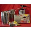 Brewferm 3 botti da 5 litri (vuoto) con spillatrice Party Star de Luxe e 10 cartucce di CO² per la vostra birra fatta in casa.