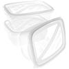 Heidrun 1809 S Mcfresh Set 3 Contenitore, Rettangolare, 1.2
