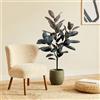 Blaine - Piante Finte da Interno Ficus Lyrata Premium 130 cm