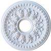 Belnotelt Copertura rotonda in poliuretano per lampade a soffitto per ammorbidire la visibilità dell'hardware e rafforzare la narrativa del design (35 cm)