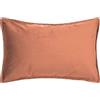 Morbidissimi - Set 2 Fodere Copricuscino Arredo Danae in Velluto 30x50 cm Terracotta, Cuscini Decorativi con Cerniera Nascosta, Tinta Unita per Divano Letto Poltrona, Senza Imbottitura AC212