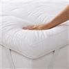 CASABEL Coprimaterasso extra spesso in microfibra, 2 piazze, 140x190cm